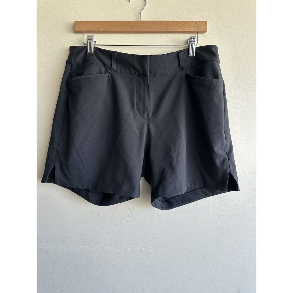 Adidas Primegreen Womens Golf Shorts Size 10 BLACK Stretch Performance Athletic